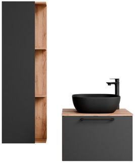 Planetmöbel Badmöbel-Set Astra, (Badezimmer Möbel im modernen Design, 3-St), Badezimmer Möbel im modernen Design