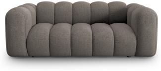 Micadoni Sofa Lupine 2-Sitzer Chenille Grau