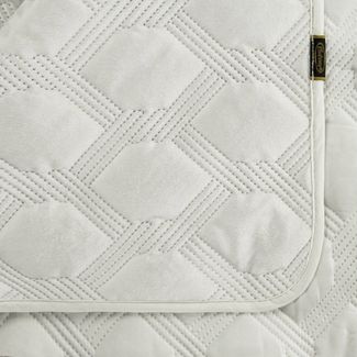 Eurofirany Tagesdecke SOFIA/5, Doppelseitige Decke mit gestepptem Muster für Doppelbett & Sofa