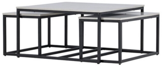 ebuy24 Couchtisch Solna Couchtisch Set mit 3 grau.