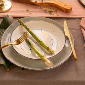 Amefa MANILLE Besteckset 42-teilig PVD gold mattiert