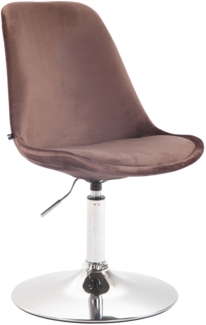 Esszimmerstuhl Maverick Samt chrom [312360]
