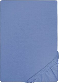 Castell Jersey-Stretch-Spannbetttuch, Ozeanblau, 1x 140x200 cm - 160x200 cm, 140x200 cm