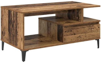 vidaXL Couchtisch mit Schubladen Altholz 90 x 49 x 45 cm Holzwerkstoff 881051