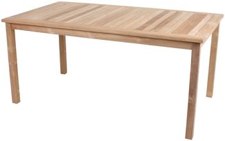 Tisch Solo, rechteckig 160x90cm aus Teak