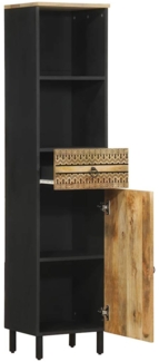 vidaXL Badschrank 38x33,5x160 cm Massivholz Mango 4018650