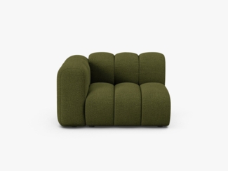 Micadoni Modul Lupine 1-Sitzer Links Boucle Baloo Dunkel-Olivgrün