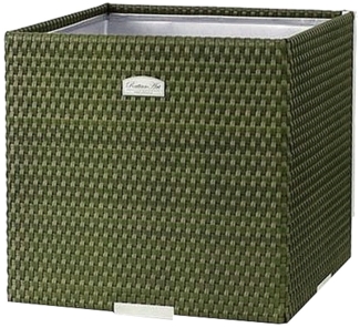 XL Polyrattan Pflanzgefäß Pflanzkübel Blumentopf Blumenkübel Übertopf Hochbeet