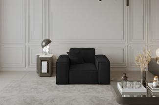 Sessel Designersessel CELES in Stoff Opera Velvet Schwarz