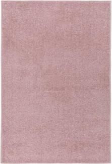 Teppich Kurzflor 200x290 cm Rosa