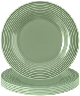 Seltmann Weiden Beat Color Glaze Brotteller ø 17 cm 6er Set - Salbeigrün