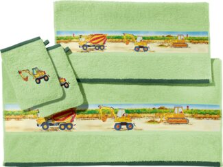 Erwin Müller Handtücher Kinder-Frottier-Set 4-tlg, (4-St), Walk-Frottier Uni