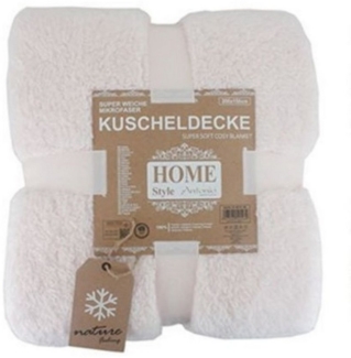 Teddy Kuscheldecke 150 x 200 cm » warme Wohndecke in Kunstfell-Optik | flauschige Mikrofaser Decke - Rosa