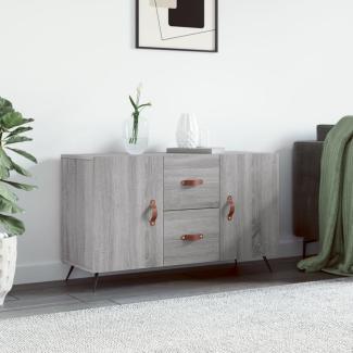 vidaXL Sideboard Grau Sonoma 100x36x60 cm Holzwerkstoff 828146