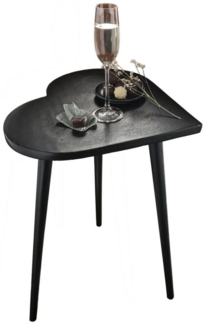 More2Home Beistelltisch HEARTBREAKER, Herzform, Metall vintage-schwarz