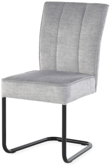 Schwingstuhl Jörg / Joachim, Polyester, Stoff, Grau, 47 x 94 x 60 cm