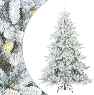 vidaXL Künstlicher klappbarer Weihnachtsbaum 240 cm PVC und Stahl 3397749