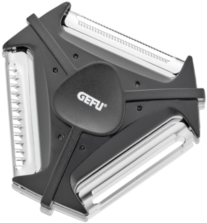 GEFU Sparschäler Sparschäler SPIN 3in1 Universalschäler Gemüseschäl