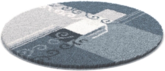 Grund Badematte Frida, Höhe 20 mm, rutschhemmend beschichtet, schnell trocknend, Polyacryl, rund, 5 Jahre GRUND Garantie, Made in Europe, sehr weicher Flor