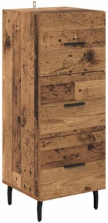 vidaXL Sideboard Altholz 34 x 34,5 x 90 cm Holzwerkstoff 881576