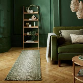 FLAIR RUGS Läufer Jute Ombre, rechteckig, Höhe: 8 mm