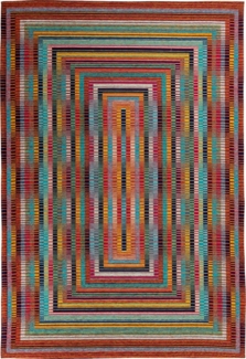 Kurzflorteppich Viraka 100 Multi 80x150 cm