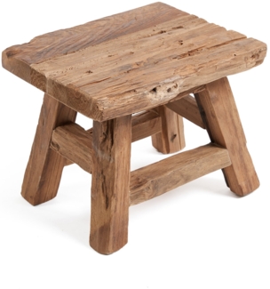 Der Yoke Hocker - Natur - S - Natürlich - 29x21x25cm