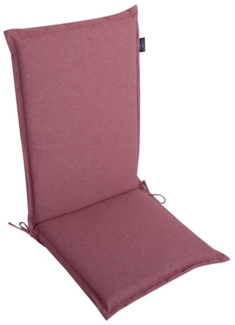 LILENO HOME Hochlehnerauflage Gartenstuhl Auflage, bequeme Sitzauflage für Gartenmöbel, Stuhlkissen, (1 St, 1er Set), Polsterauflage Rot, Sitzpolster für Klappstühle