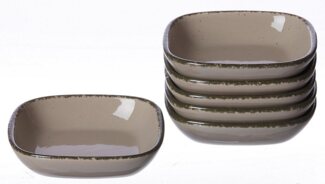 Ritzenhoff & Breker Casa Dipschalen-Set ø 10 cm 6-teilig grau - DS