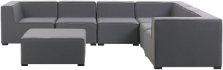 Ecksofa mit Ottomane AREZZO Grau