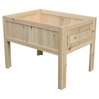 Coemo Hochbeet Peter für Kinder mit Sichtfenster