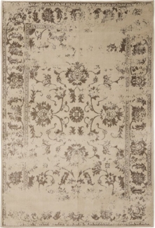 Interiyou Teppich Suzuka, Rechteckig, Höhe: 6 mm, Teppich Kurzflor, Vintage, Orientalisch, Wohn- und Schlafzimmer