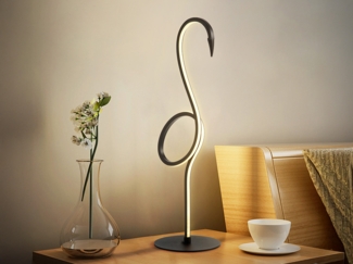 Elstead Lighting Flamingo LED Tischleuchte schwarz 3000K