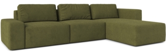 AX LIVING Couch XXL L Form Arkleton Ecksofa Grün 360cm Stil Komfort R