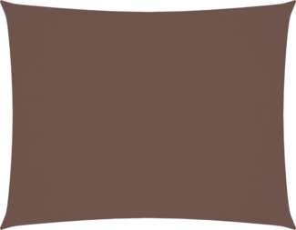 vidaXL Sonnensegel Oxford-Gewebe Rechteckig 6x7 m Braun 135827