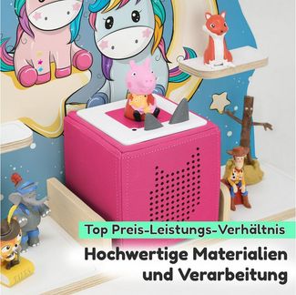 stadtecken Kinderregal Nachteule, Regal für die Toniebox und ca. 50 Tonies