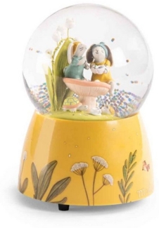 Moulin Roty Schneekugel Trois Lapins Schneekugel Kaninchen 15cm Melodie: "Sakura"