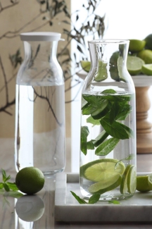 Flasche, 'Lv-Fon886', 25 x 6,8 x 6,8, Transparent