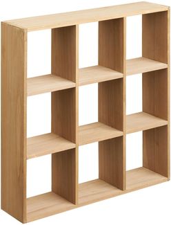 Hängeregal >Moss< in Kiefer, Massivholz - 46x46x10cm (BxHxT)