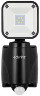 EDISHINE LED Wandstrahler mit Bewegungsmelder Außen, Batterie Strahler, LED fest integriert, IP44, Verstellbar