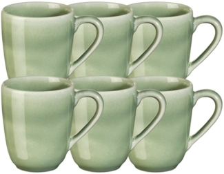 ASA SELECTION Geschirr-Set SAISONS Henkelbecher agave 0,25 l Set6, Steinzeug