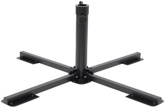 vidaXL Klappständer für Sonnenschirm Ø38/48 mm Mast Schwarz Stahl 4003376