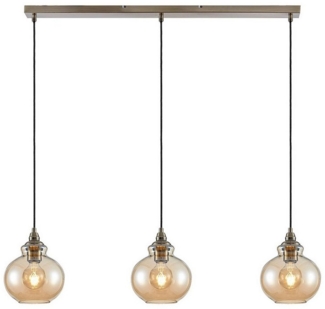 Lindby Hängeleuchte Tymoni, Glas Creme IP20, 3 x 60 W