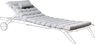 Liegenauflage CESANA PREMIUM Grau