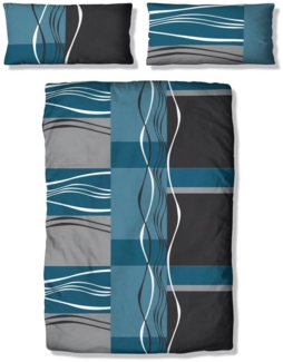 my home Bettwäsche Kelian, Polycotton recycelt, 2 teilig, in verschiedenen Qualitäten, gemusterte Bettwäsche