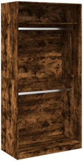vidaXL Kleiderschrank Räuchereiche 100x50x200 cm Holzwerkstoff 3307805