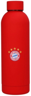 FC Bayern München Trinkflasche FC Bayern München I Edelstahlflasche I Trinkflasche I 0,5 l I Rot