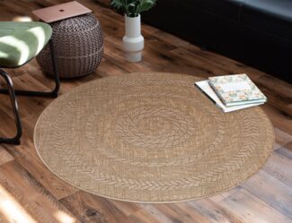 DomDeco Outdoorteppich In- & Outdoor Teppich Rund VITO, rund