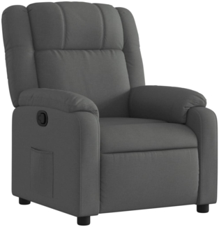 vidaXL Relaxsessel, Stoff, Dunkelgrau 3206201
