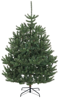 Salcar Künstlicher Weihnachtsbaum Ultra-realistische Nordmanntanne Weihnachtsbaum Künstlich Tannenbaum, Nordmanntanne, 180 cm mit 1118 Spitzen, sehr dicht, ohne Lücken